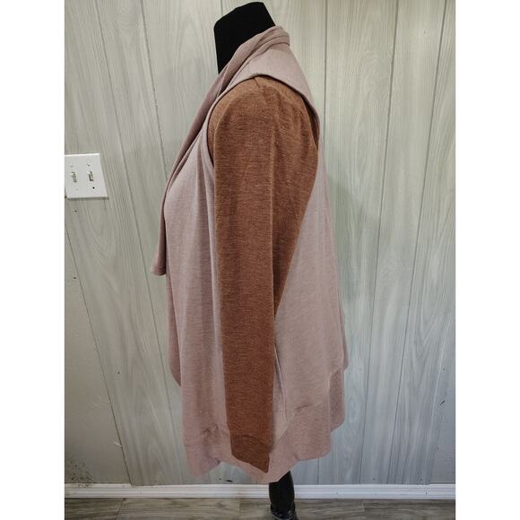 Logo Lounge Lori Goldstein Sweater Women Cardigan Waterfall Open Front Size S - Picture 2 of 9